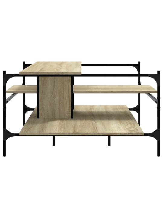 Konferenční stolek dub sonoma 100x100x48,5 cm kompozitní dřevo