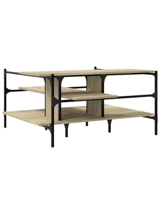 Konferenční stolek dub sonoma 100x100x48,5 cm kompozitní dřevo