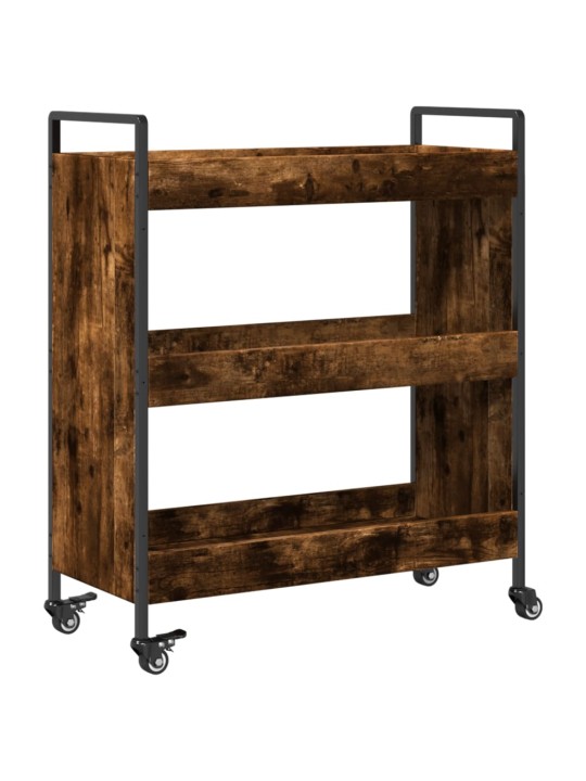 Kuchyňský vozík kouřový dub 70 x 30 x 82 cm kompozitní dřevo