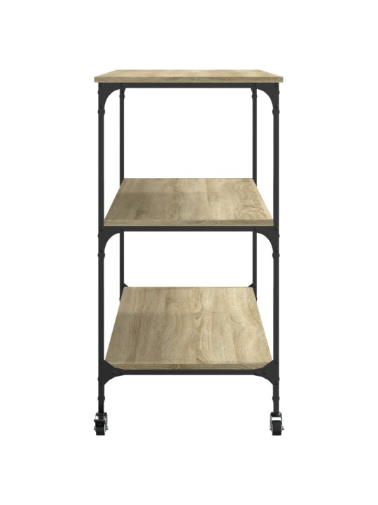 Kuchyňský vozík dub sonoma 102 x 50 x 95 cm kompozitní dřevo