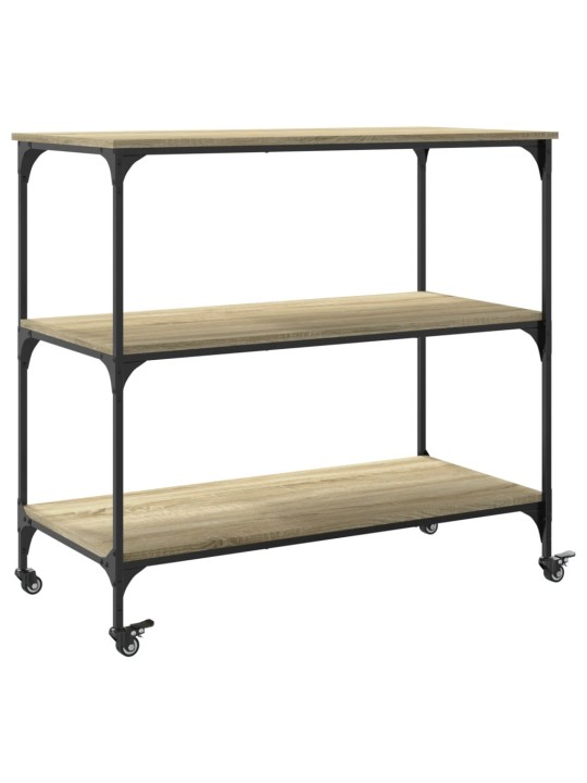 Kuchyňský vozík dub sonoma 102 x 50 x 95 cm kompozitní dřevo