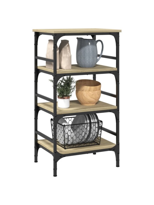 Kuchyňský vozík dub sonoma 45 x 35 x 89,5 cm kompozitní dřevo