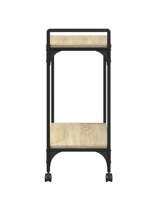 Kuchyňský vozík dub sonoma 60,5 x 31 x 72,5 cm kompozitní dřevo