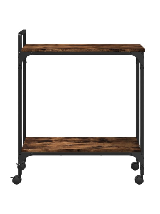 Kuchyňský vozík kouřový dub 60,5x31x72,5 cm kompozitní dřevo
