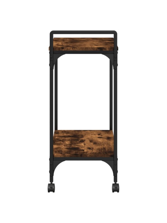 Kuchyňský vozík kouřový dub 60,5x31x72,5 cm kompozitní dřevo