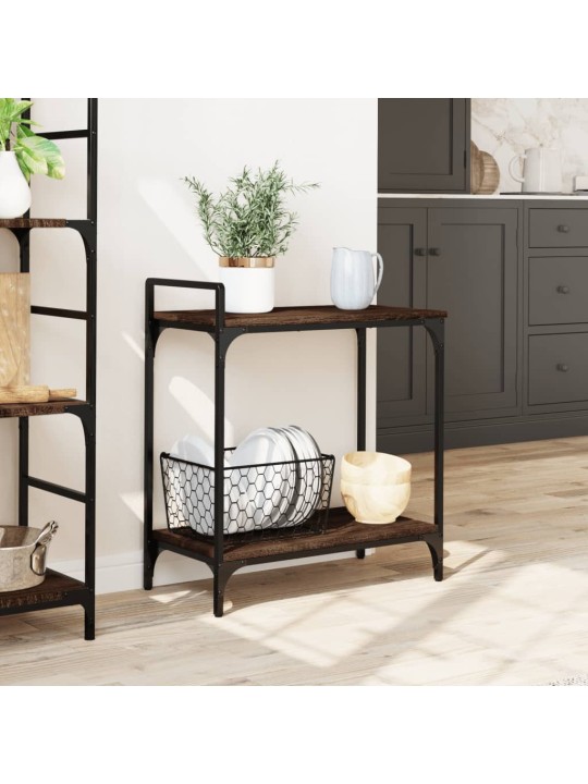 Kuchyňský vozík dub sonoma 60,5 x 31 x 72,5 cm kompozitní dřevo