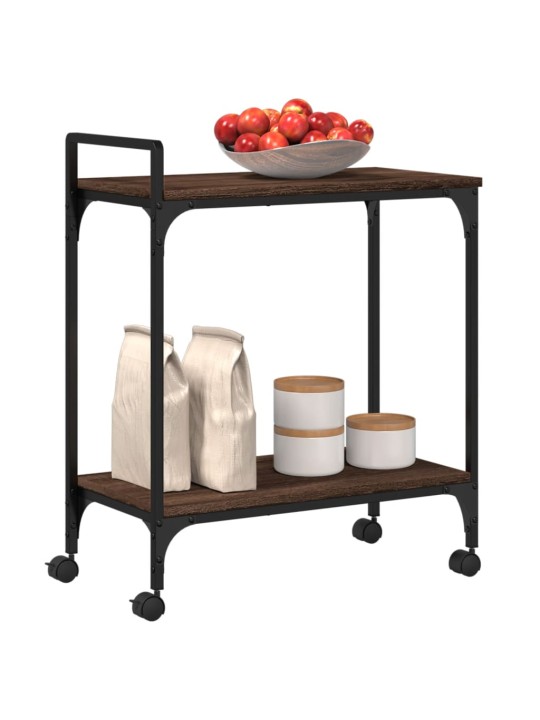 Kuchyňský vozík dub sonoma 60,5 x 31 x 72,5 cm kompozitní dřevo