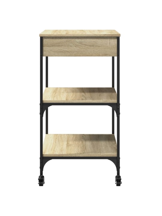 Kuchyňský vozík dub sonoma 60 x 48 x 89,5 cm kompozitní dřevo