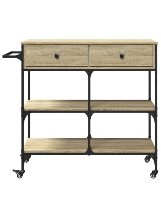 Kuchyňský vozík dub sonoma 105 x 42 x 95 cm kompozitní dřevo