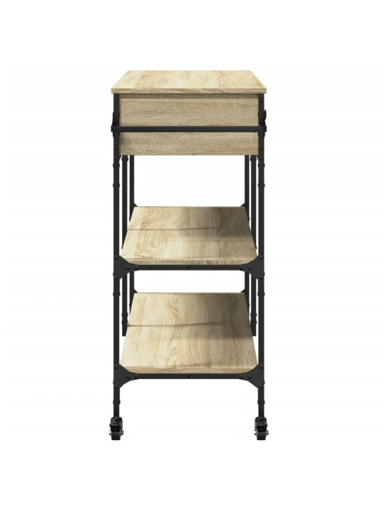 Kuchyňský vozík dub sonoma 105 x 42 x 95 cm kompozitní dřevo