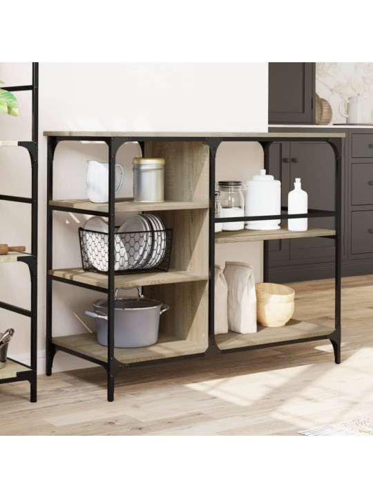Kuchyňský vozík dub sonoma 100 x 45 x 89,5 cm kompozitní dřevo
