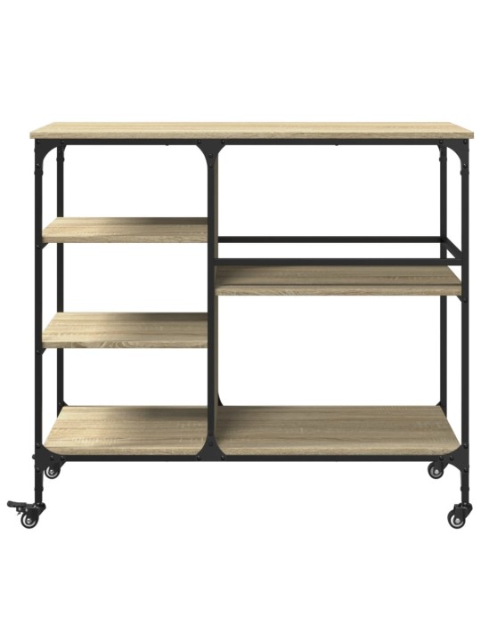 Kuchyňský vozík dub sonoma 100 x 45 x 89,5 cm kompozitní dřevo