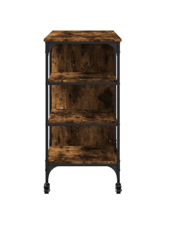 Kuchyňský vozík kouřový dub 100 x 45 x 89,5 cm kompozitní dřevo