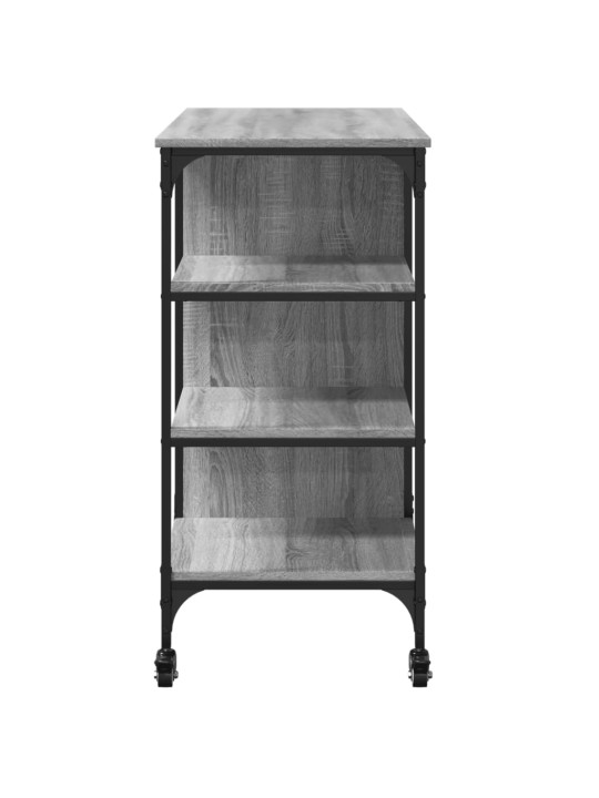 Kuchyňský vozík šedý sonoma 100 x 45 x 89,5 cm kompozitní dřevo