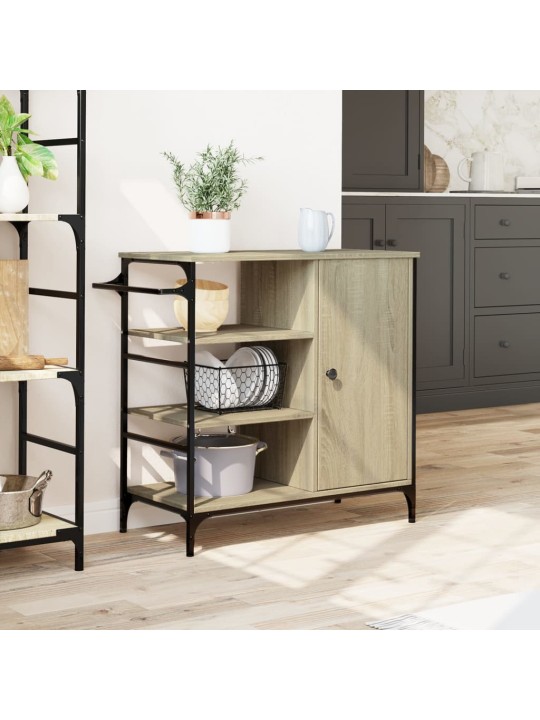 Kuchyňský vozík dub sonoma 87,5x38,5x84,5 cm kompozitní dřevo