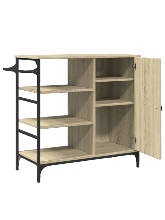 Kuchyňský vozík dub sonoma 87,5x38,5x84,5 cm kompozitní dřevo