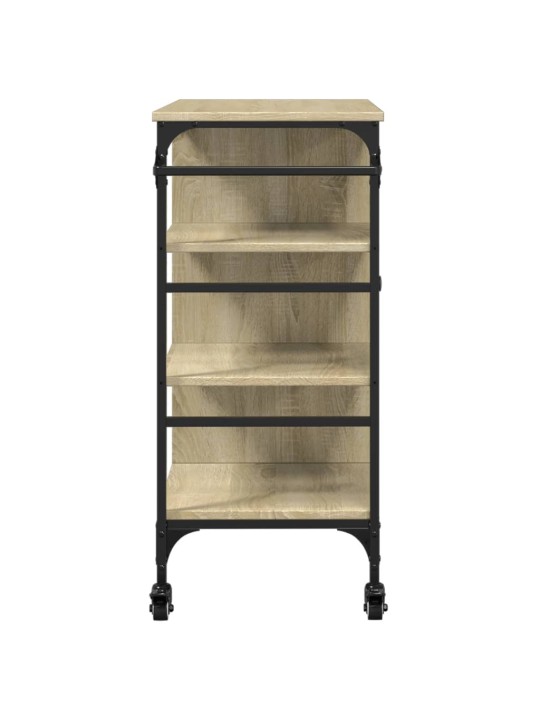 Kuchyňský vozík dub sonoma 87,5x38,5x84,5 cm kompozitní dřevo