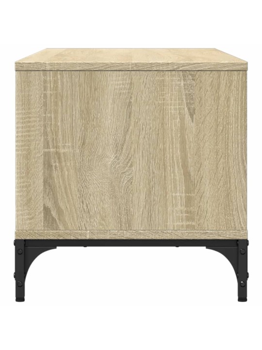 TV stolek dub sonoma 102x40x41 cm kompozitní dřevo a ocel