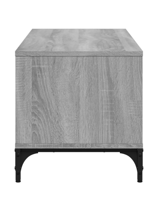 TV stolek šedý sonoma 102 x 40 x 41 cm kompozitní dřevo a ocel