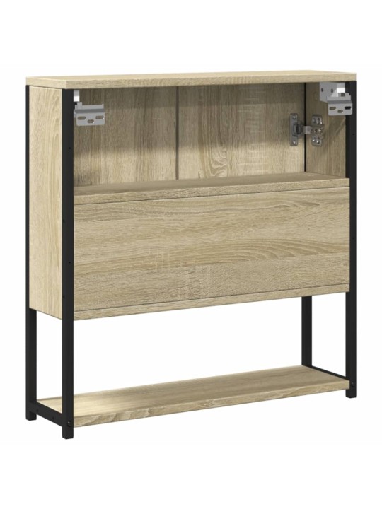 Koupelnová skříňka se zrcadlem dub sonoma 60x16x60 cm kompozit