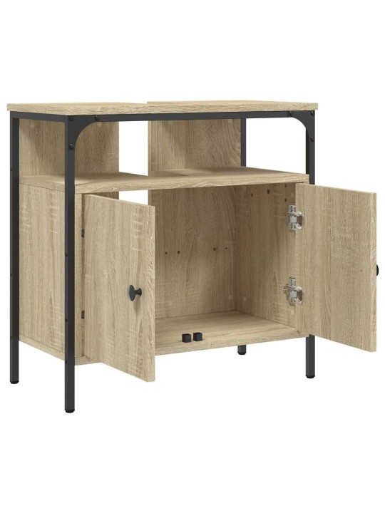 Koupelnová skříňka pod umyvadlo dub sonoma 60x30x60 cm kompozit