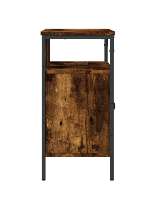 Koupelnová skříňka pod umyvadlo kouřový dub 60x30x60cm kompozit