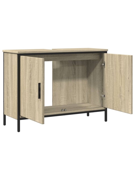Koupelnová skříňka pod umyvadlo dub sonoma 80x30x60 cm kompozit