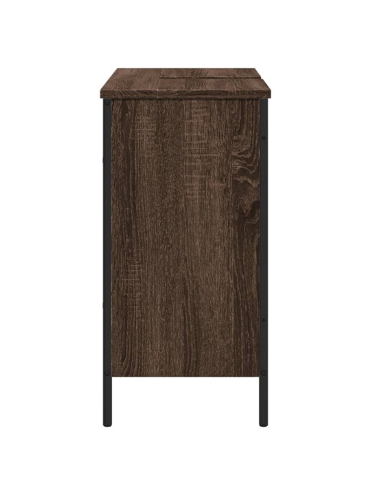 Koupelnová skříňka pod umyvadlo hnědý dub 80x30x60 cm kompozit
