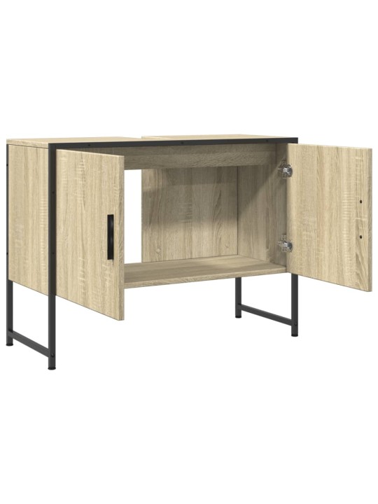 Koupelnová skříňka pod umyvadlo dub sonoma 80x33x60 cm kompozit