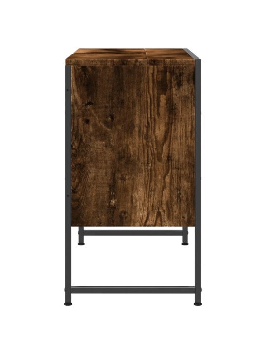 Koupelnová skříňka pod umyvadlo kouřový dub 80x33x60cm kompozit