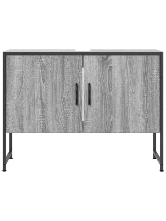 Koupelnová skříňka pod umyvadlo šedá sonoma 80x33x60cm kompozit