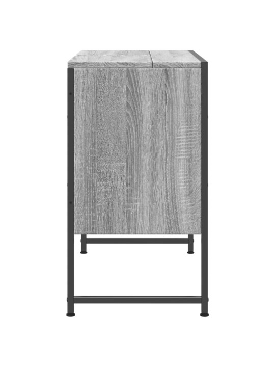 Koupelnová skříňka pod umyvadlo šedá sonoma 80x33x60cm kompozit