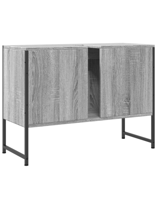 Koupelnová skříňka pod umyvadlo šedá sonoma 80x33x60cm kompozit