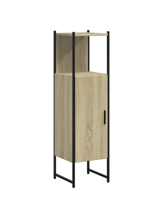Koupelnová skříňka dub sonoma 33x33x120,5 cm kompozitní dřevo