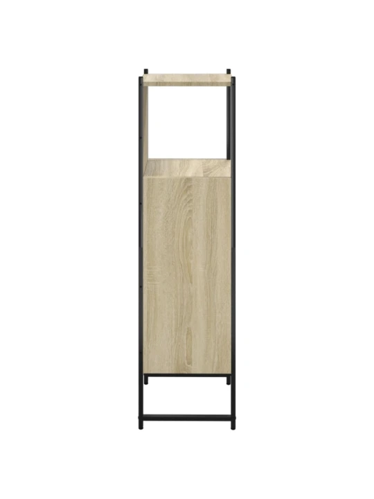 Koupelnová skříňka dub sonoma 33x33x120,5 cm kompozitní dřevo