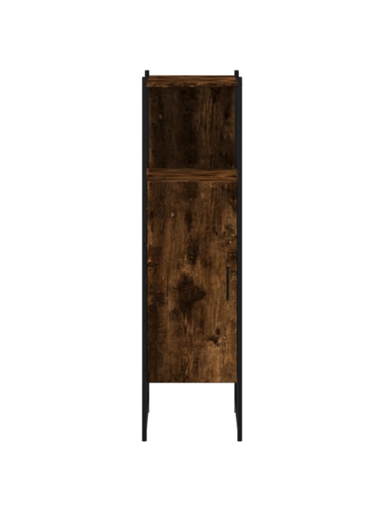 Koupelnová skříňka kouřový dub 33x33x120,5 cm kompozitní dřevo