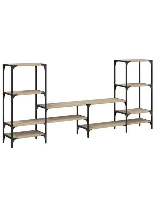 TV skříňka dub sonoma 206,5 x 28,5 x 95 cm kompozitní dřevo