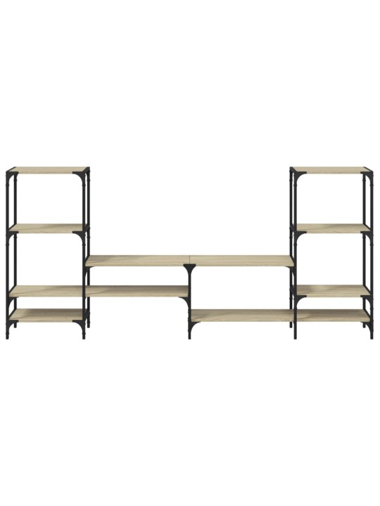 TV skříňka dub sonoma 206,5 x 28,5 x 95 cm kompozitní dřevo