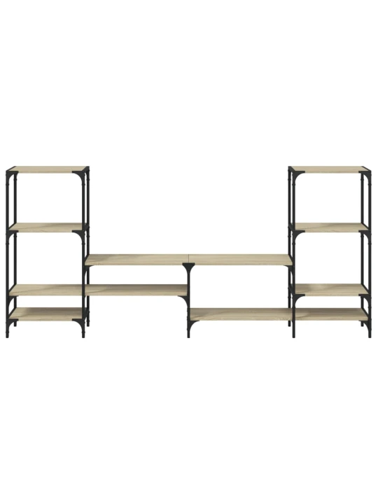 TV skříňka dub sonoma 206,5 x 28,5 x 95 cm kompozitní dřevo
