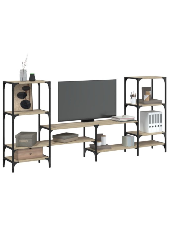 TV skříňka dub sonoma 206,5 x 28,5 x 95 cm kompozitní dřevo
