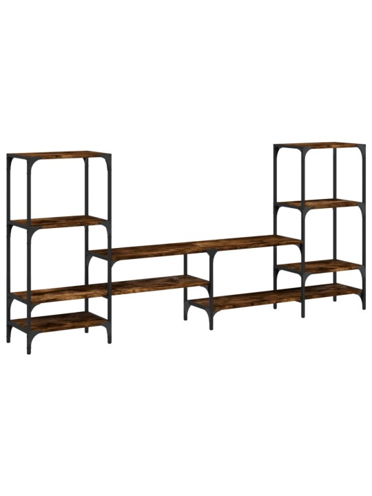 TV skříňka kouřový dub 206,5 x 28,5 x 95 cm kompozitní dřevo