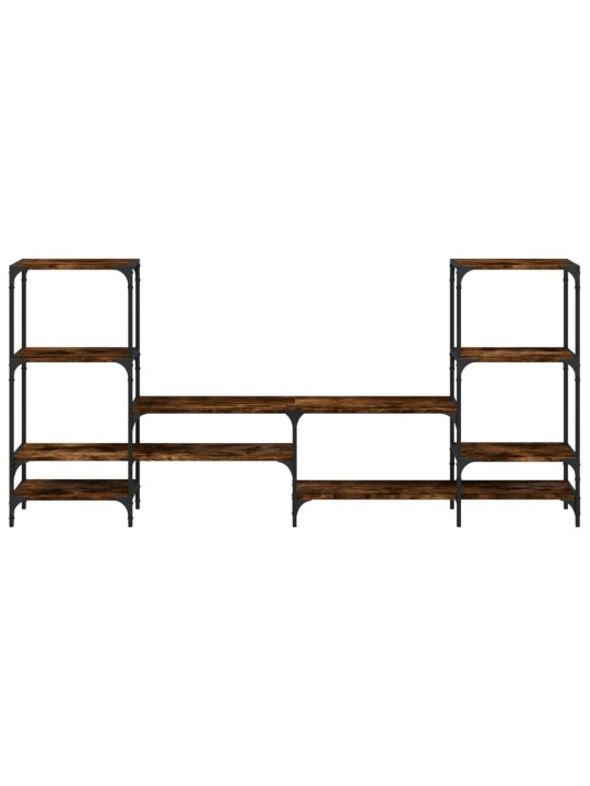TV skříňka kouřový dub 206,5 x 28,5 x 95 cm kompozitní dřevo