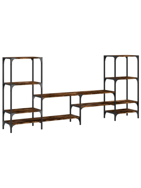 TV skříňka kouřový dub 206,5 x 28,5 x 95 cm kompozitní dřevo