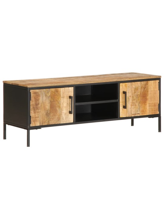 Tv skříňka 110 x 35 x 40 cm masivní hrubé mangovníkové dřevo