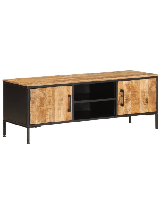 Tv skříňka 110 x 35 x 40 cm masivní hrubé mangovníkové dřevo