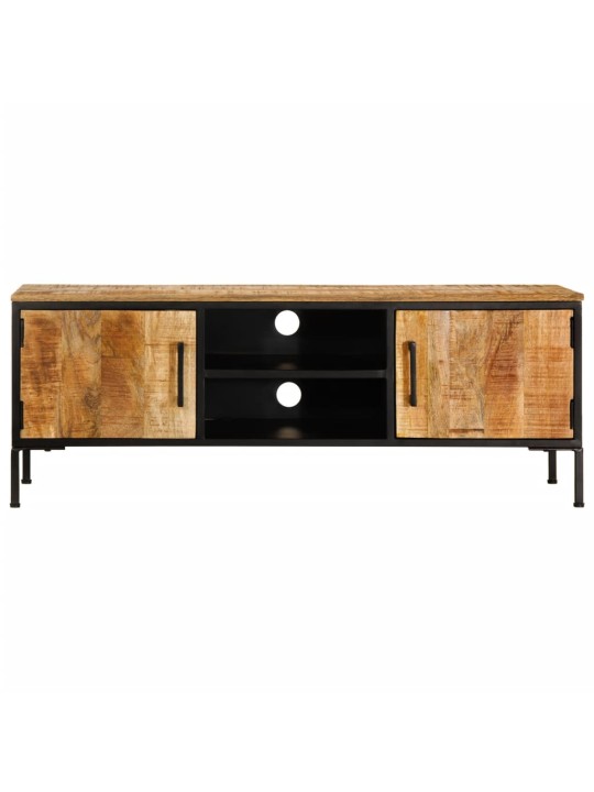 Tv skříňka 110 x 35 x 40 cm masivní hrubé mangovníkové dřevo