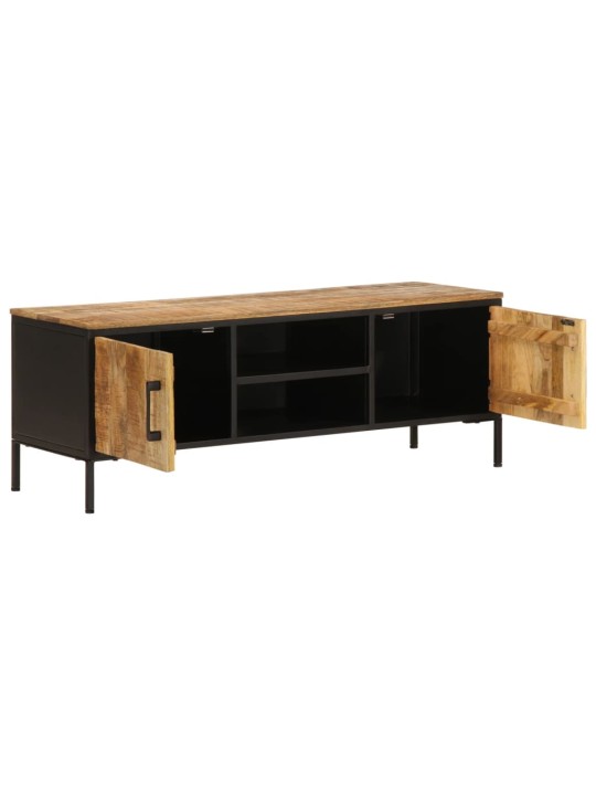 Tv skříňka 110 x 35 x 40 cm masivní hrubé mangovníkové dřevo
