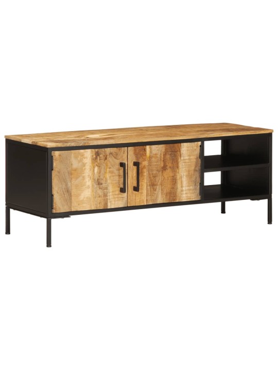 Tv skříňka 110 x 35 x 40 cm masivní hrubé mangovníkové dřevo