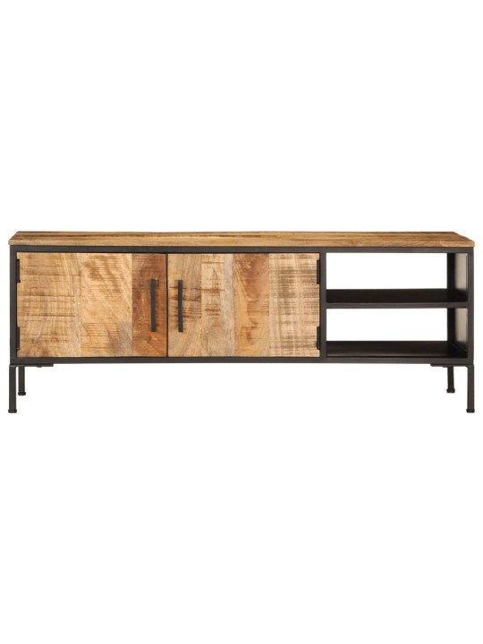 Tv skříňka 110 x 35 x 40 cm masivní hrubé mangovníkové dřevo