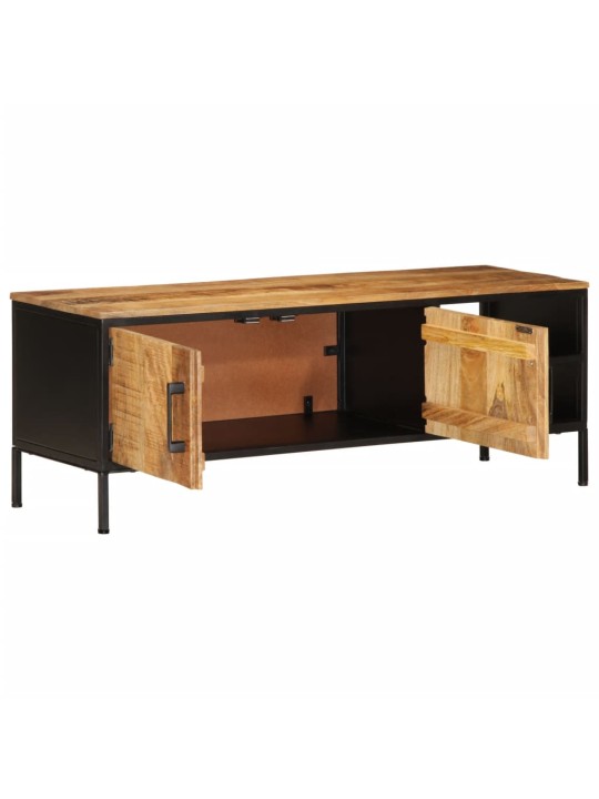 Tv skříňka 110 x 35 x 40 cm masivní hrubé mangovníkové dřevo